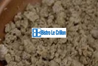 Master the Art of Cooking Ground Chicken with These Expert Tips | Bistro Le Crillon