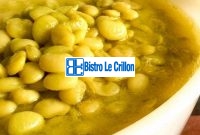 Master the Art of Cooking Lima Beans | Bistro Le Crillon